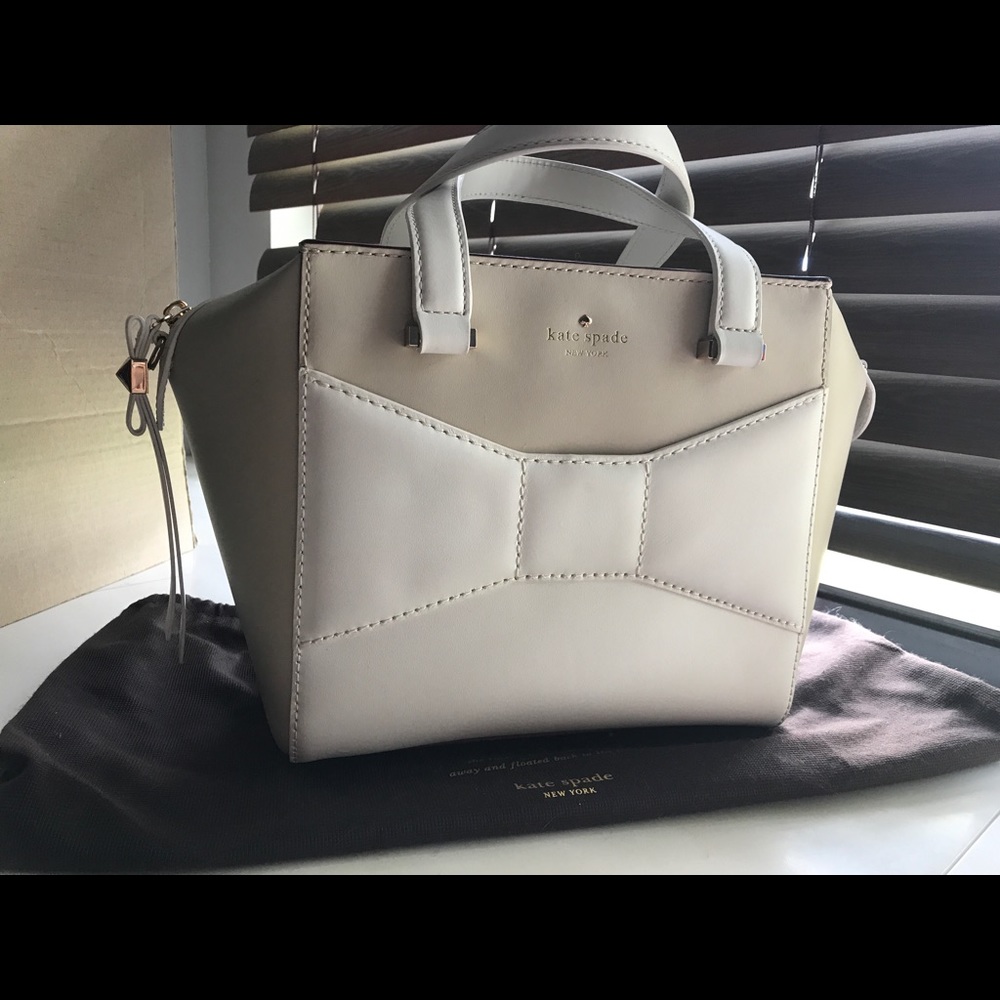 Kate Spade 2 Park Avenue Small Beau, Cream & White